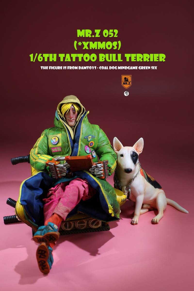 Animal Model No.52: 1/6th TATTOO BULL TERRIER (all 5 colors)