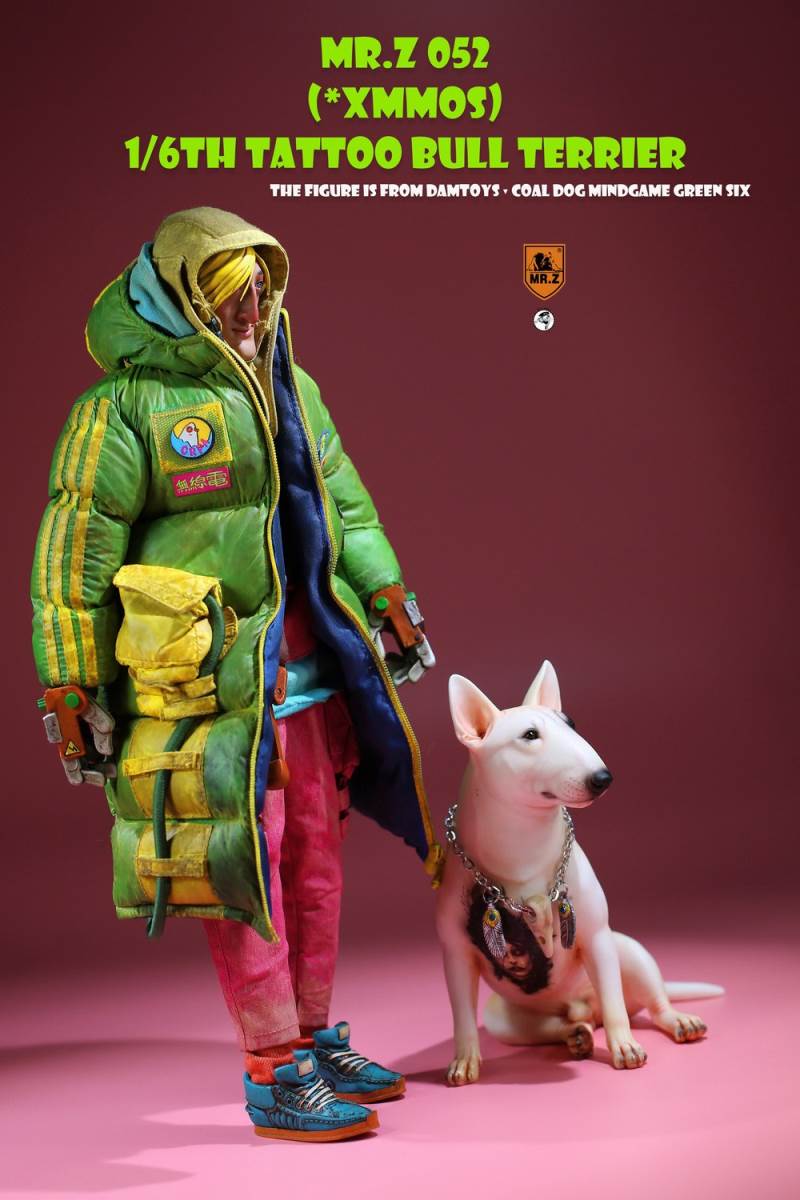 Animal Model No.52: 1/6th TATTOO BULL TERRIER (all 5 colors)