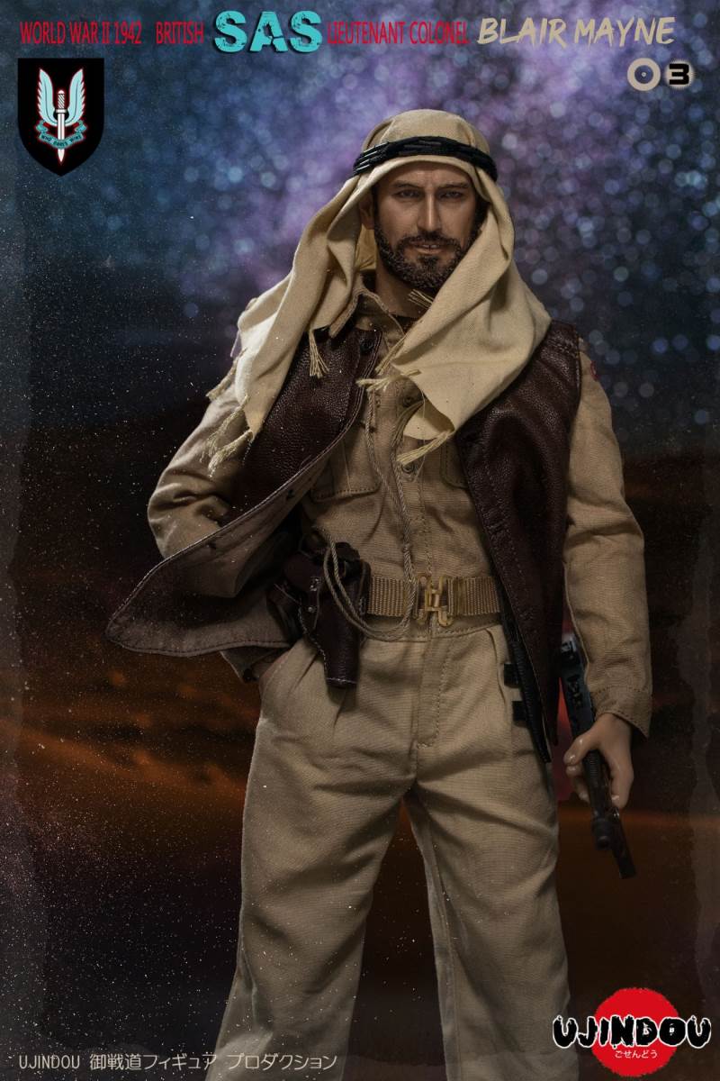 1/6 Royal Special Air Service Regiment SAS of WWII-Paddy Mayne Army Lieutenant Colonel