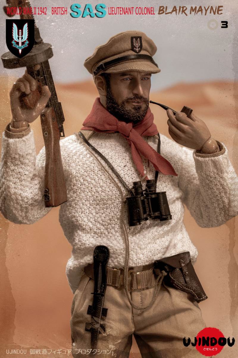 1/6 Royal Special Air Service Regiment SAS of WWII-Paddy Mayne Army Lieutenant Colonel