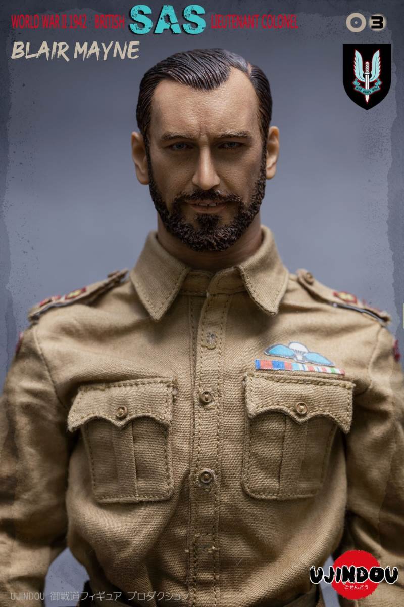 1/6 Royal Special Air Service Regiment SAS of WWII-Paddy Mayne Army Lieutenant Colonel