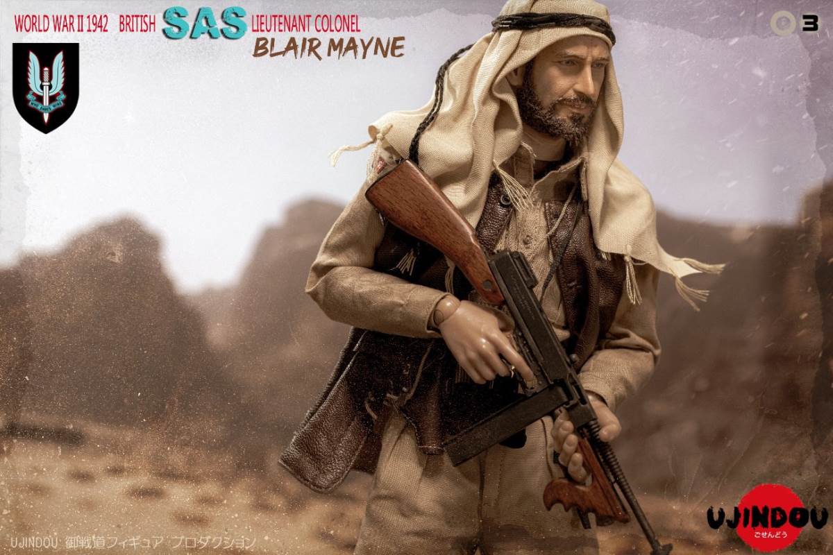 1/6 Royal Special Air Service Regiment SAS of WWII-Paddy Mayne Army Lieutenant Colonel