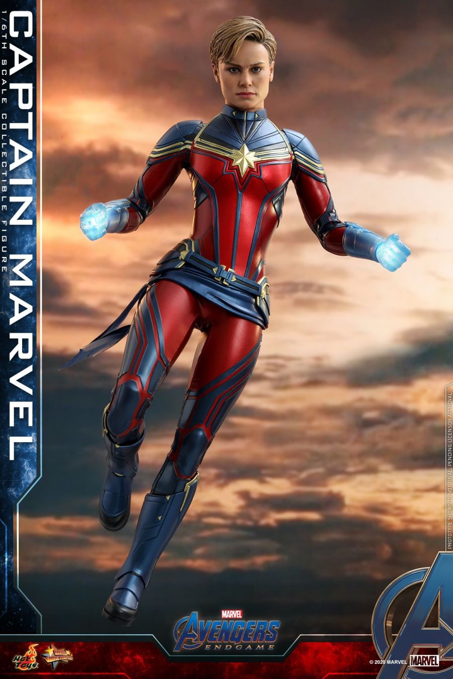 Avengers: EndGame Captain Marvel 1/6TH Scale Collectible Figure