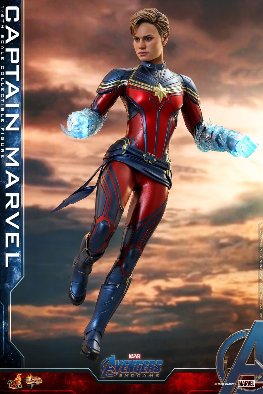 Avengers: EndGame Captain Marvel 1/6TH Scale Collectible Figure