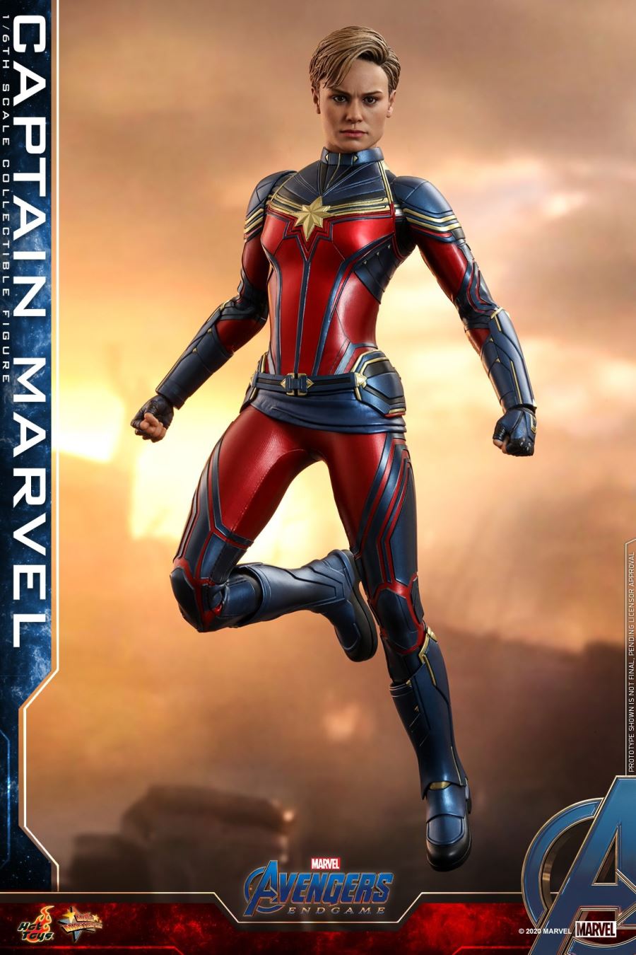 Avengers: EndGame Captain Marvel 1/6TH Scale Collectible Figure