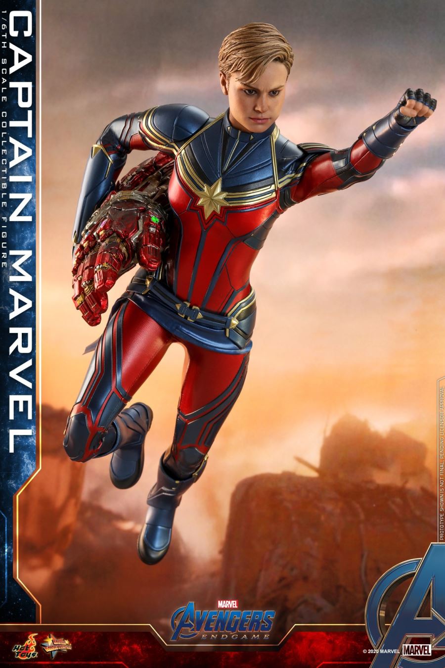 Avengers: EndGame Captain Marvel 1/6TH Scale Collectible Figure