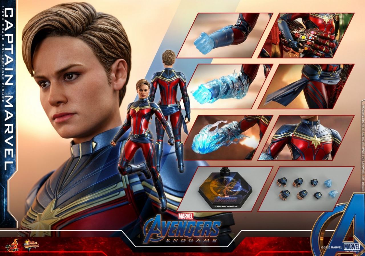 Avengers: EndGame Captain Marvel 1/6TH Scale Collectible Figure