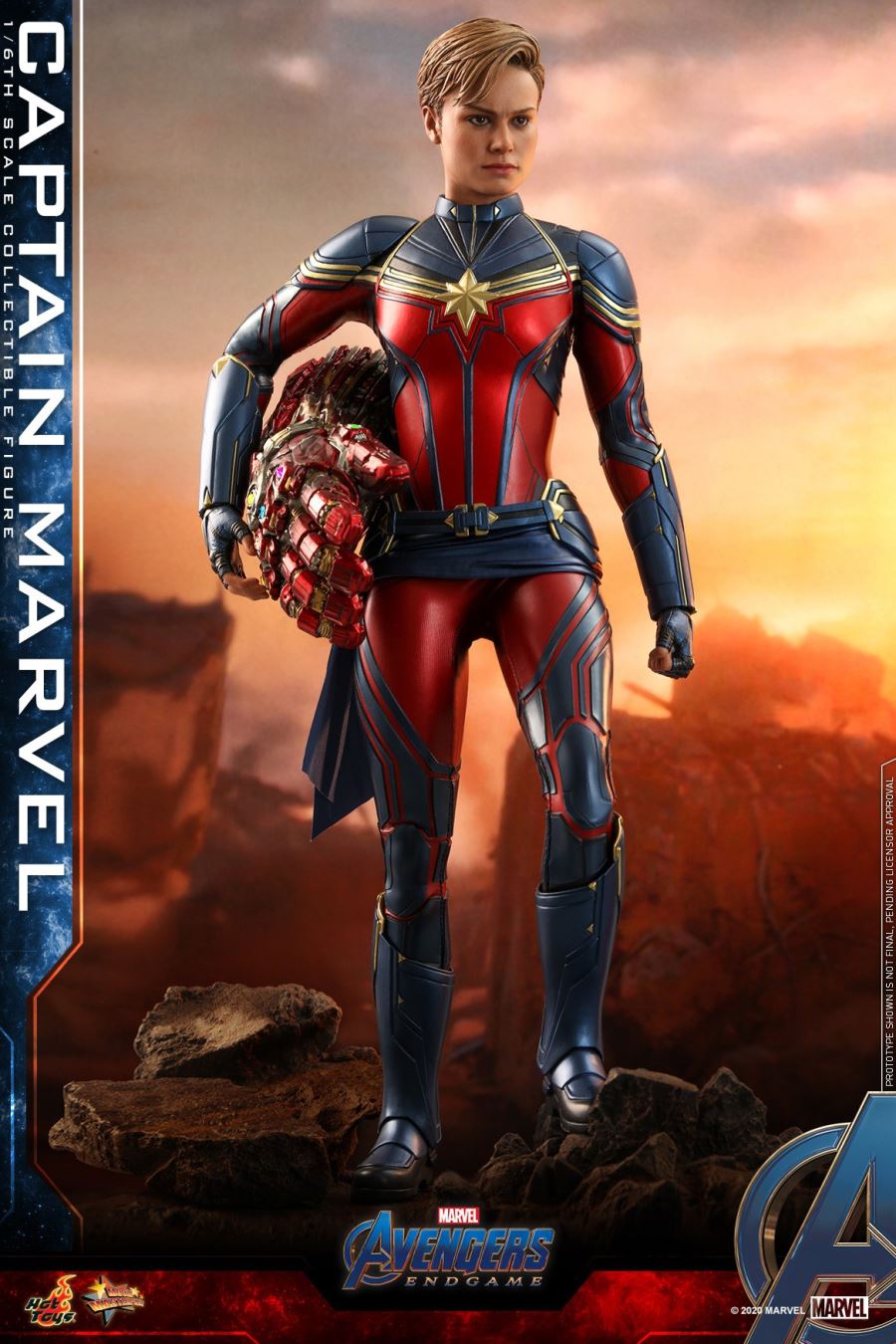 Avengers: EndGame Captain Marvel 1/6TH Scale Collectible Figure