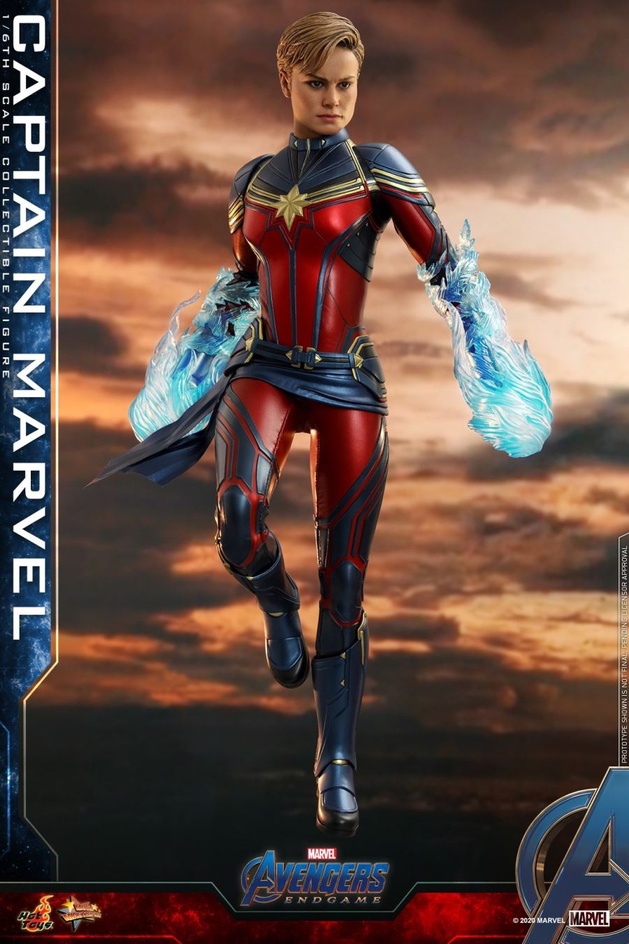 Avengers: EndGame Captain Marvel 1/6TH Scale Collectible Figure
