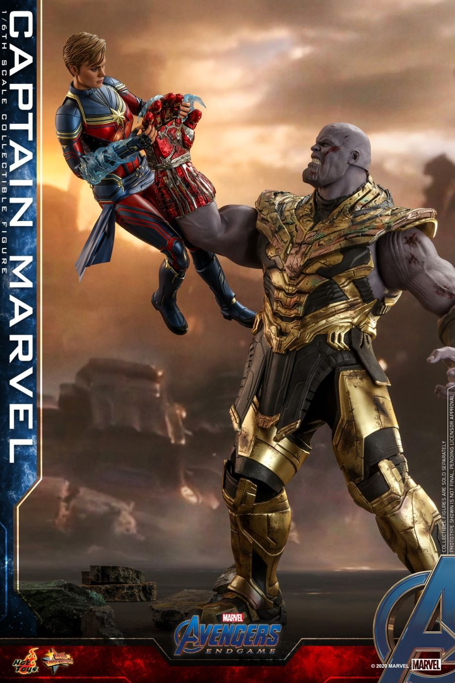 Avengers: EndGame Captain Marvel 1/6TH Scale Collectible Figure