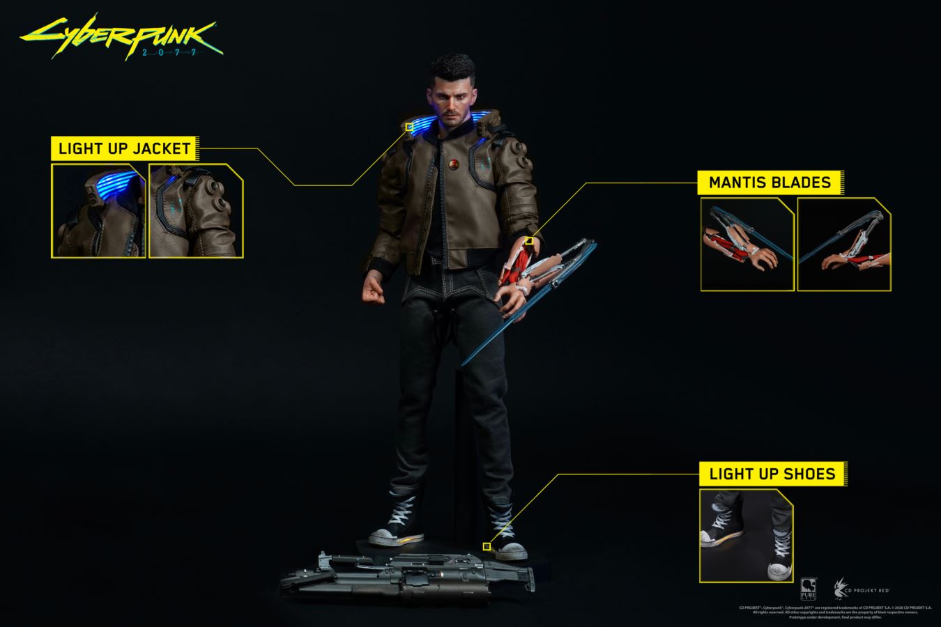 CYBERPUNK 2077 YAIBA KUSANAGI BUNDLE (MALE): V MALE+ SPORTBIKE