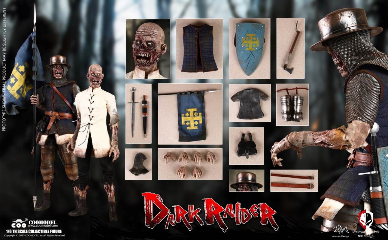 1/6 NS002 NIGHTMARE SEIRES (DIECAST ALLOY)  - DARK RAIDER
