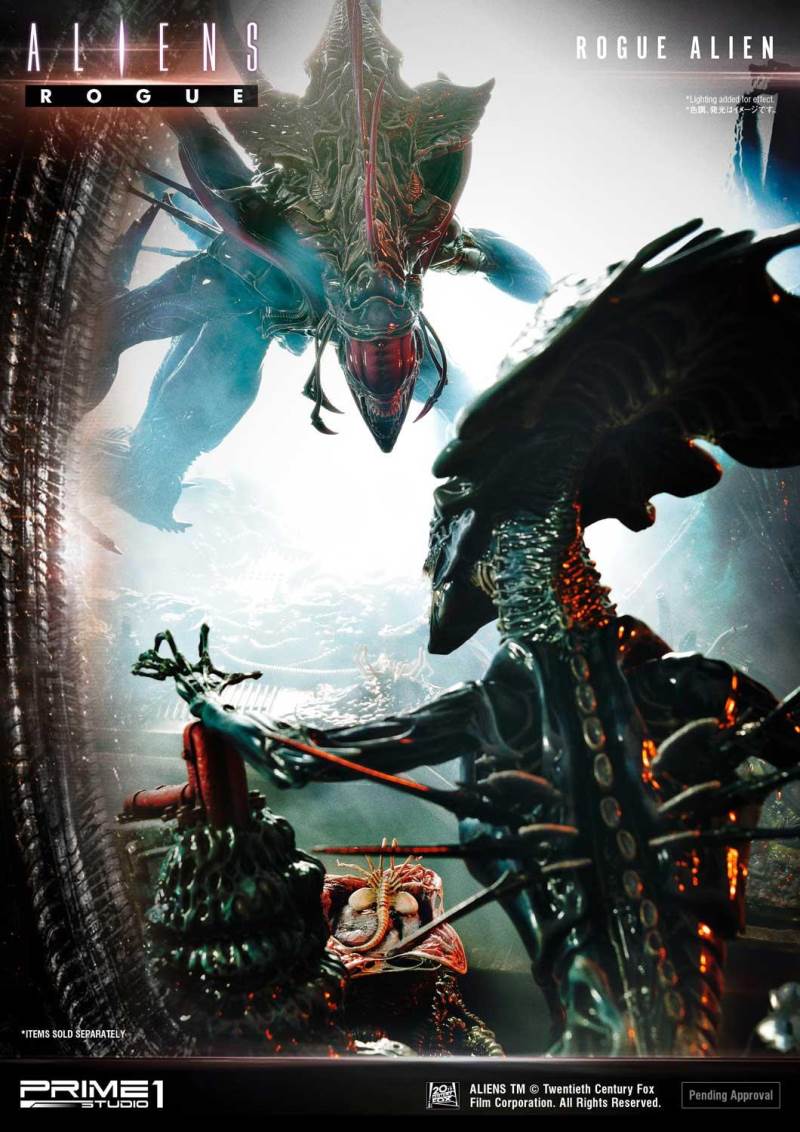 Aliens (Comics) Rogue Alien Battle Diorama