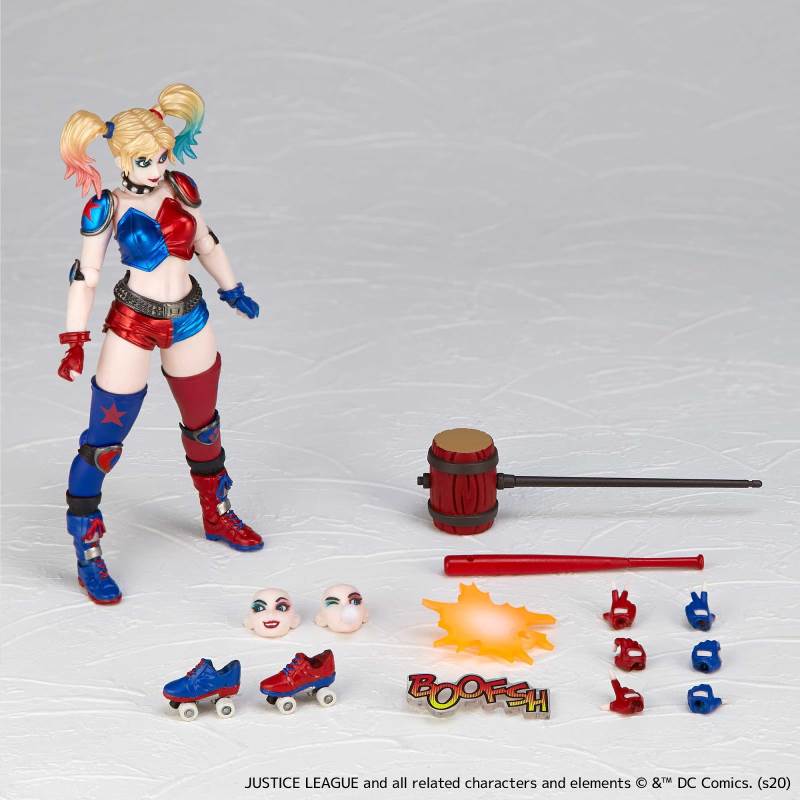DC Comics - Amazing Yamaguchi Revoltech No.015 EX Harley Quinn -New Color.ver-
