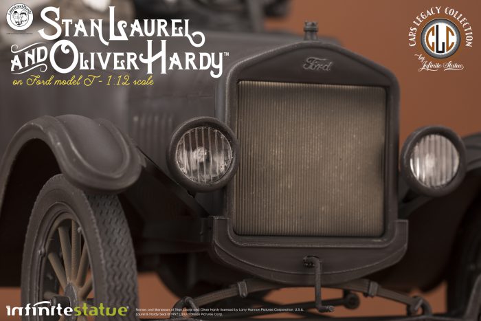 Stan Laurel and OliverHardy on Ford 1/12 scale statue