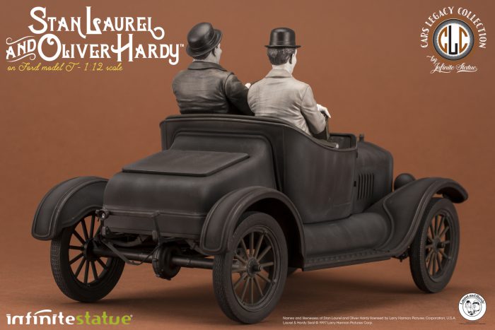 Stan Laurel and OliverHardy on Ford 1/12 scale statue
