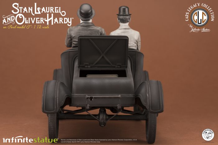 Stan Laurel and OliverHardy on Ford 1/12 scale statue