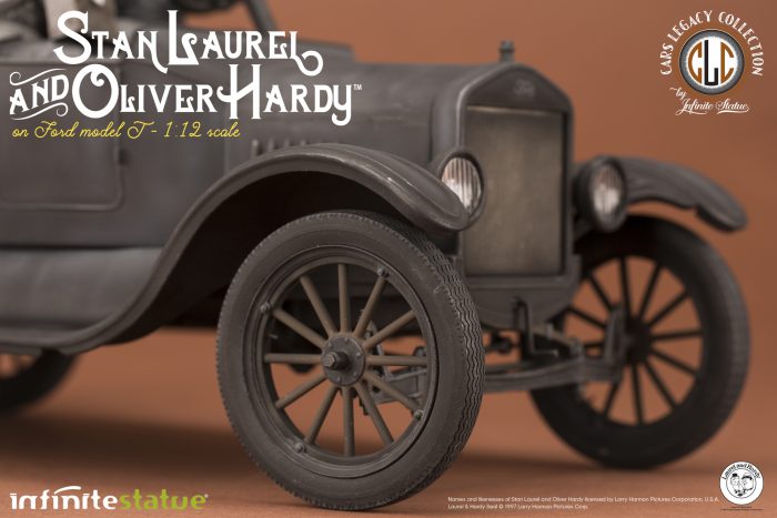 Stan Laurel and OliverHardy on Ford 1/12 scale statue