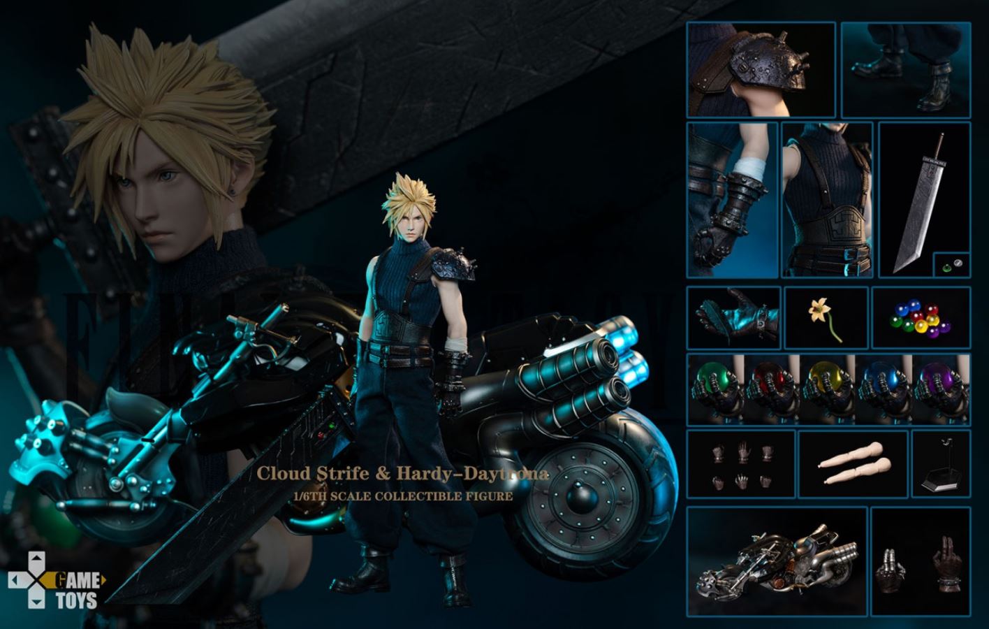 1/6 Fantasy Warrior Cloud GT-002A