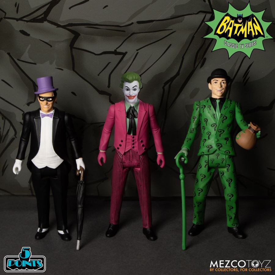 5 POINTS Batman (1966): Deluxe Boxed Set