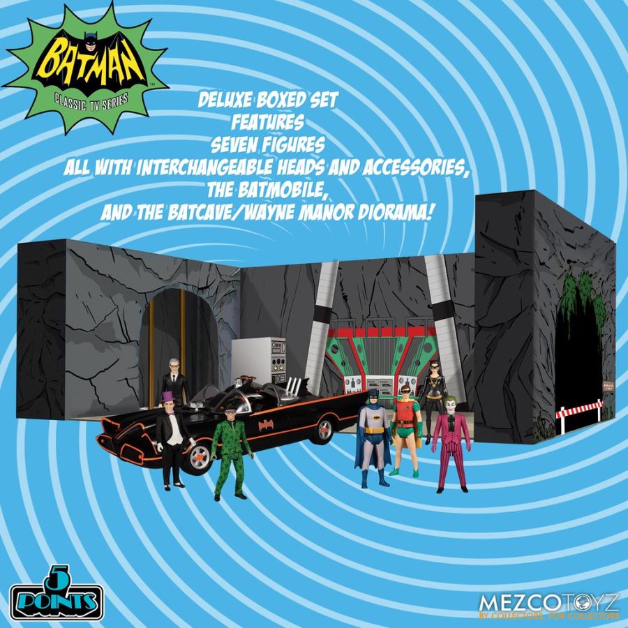 5 POINTS Batman (1966): Deluxe Boxed Set