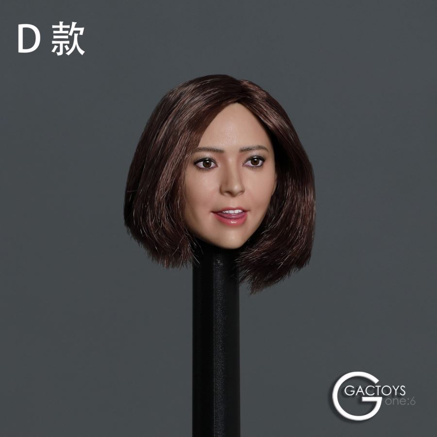1/6 beautiful head carving with expression
