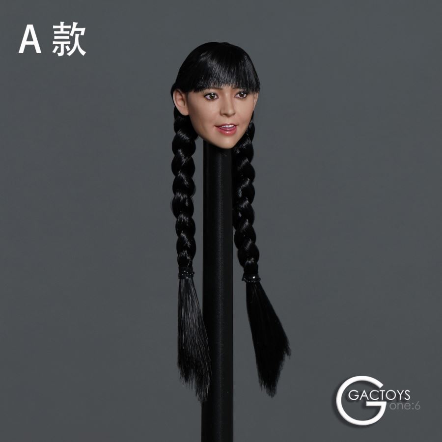1/6 beautiful head carving with expression