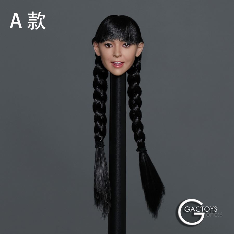 1/6 beautiful head carving with expression