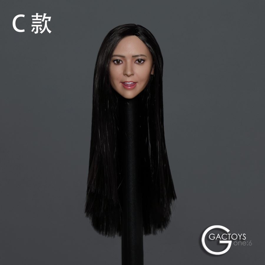 1/6 beautiful head carving with expression