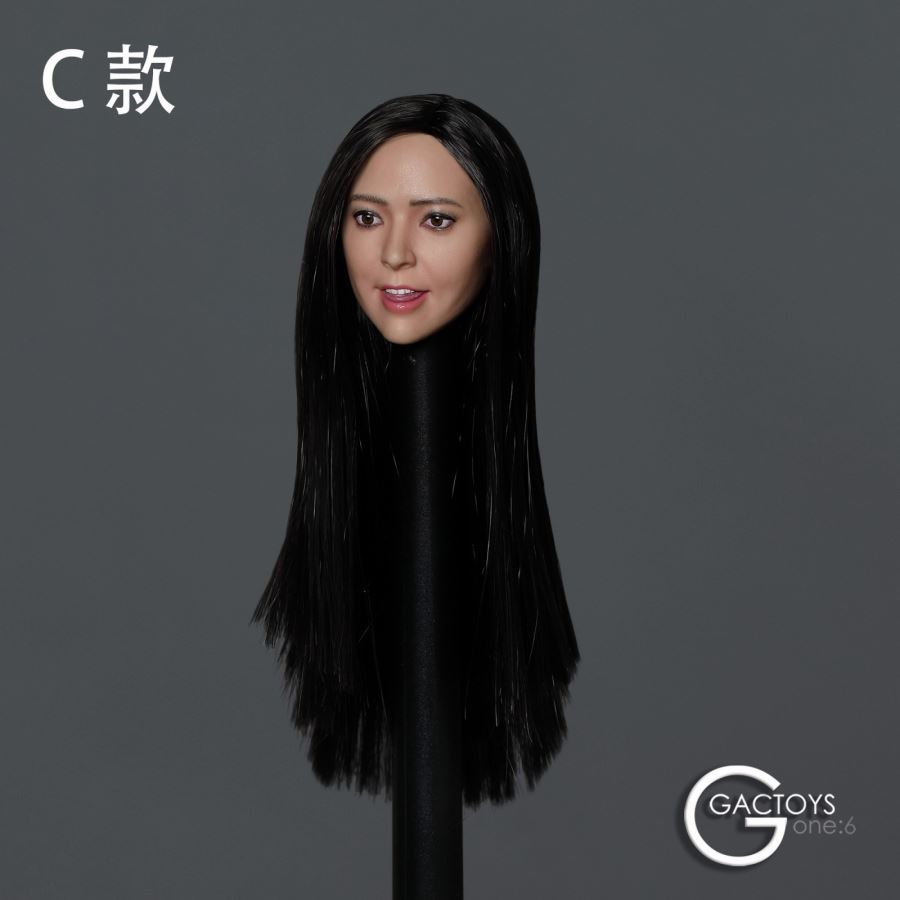 1/6 beautiful head carving with expression