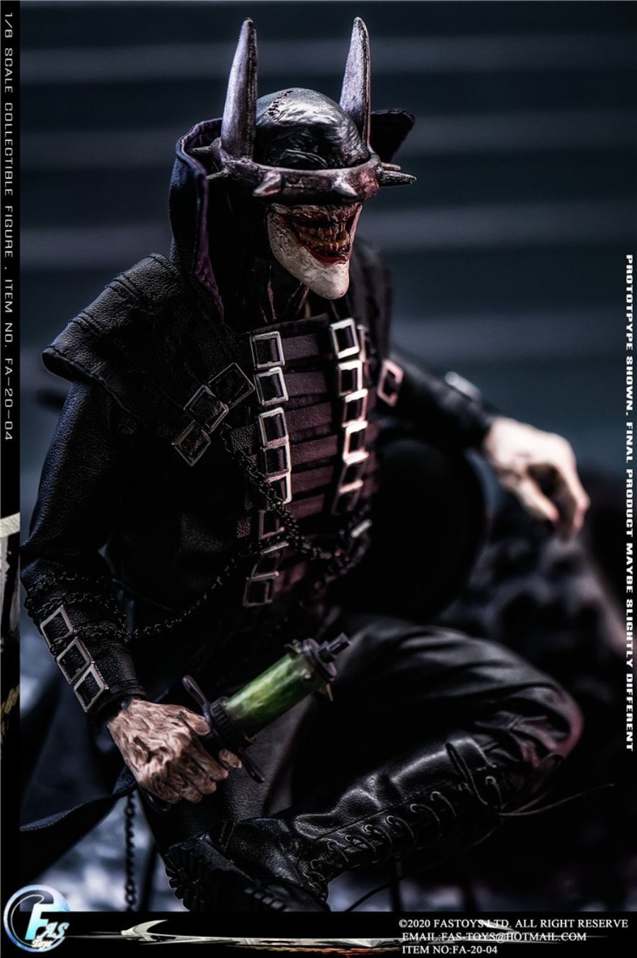 1/6 FA-20-04 Death Metal Laughing Bat Action Figure