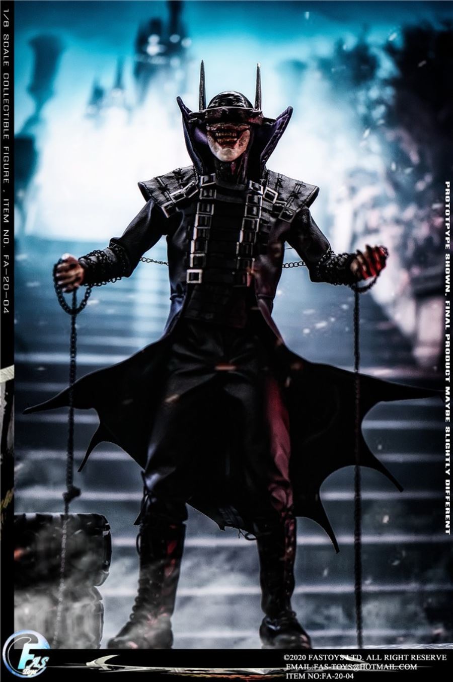 1/6 FA-20-04 Death Metal Laughing Bat Action Figure