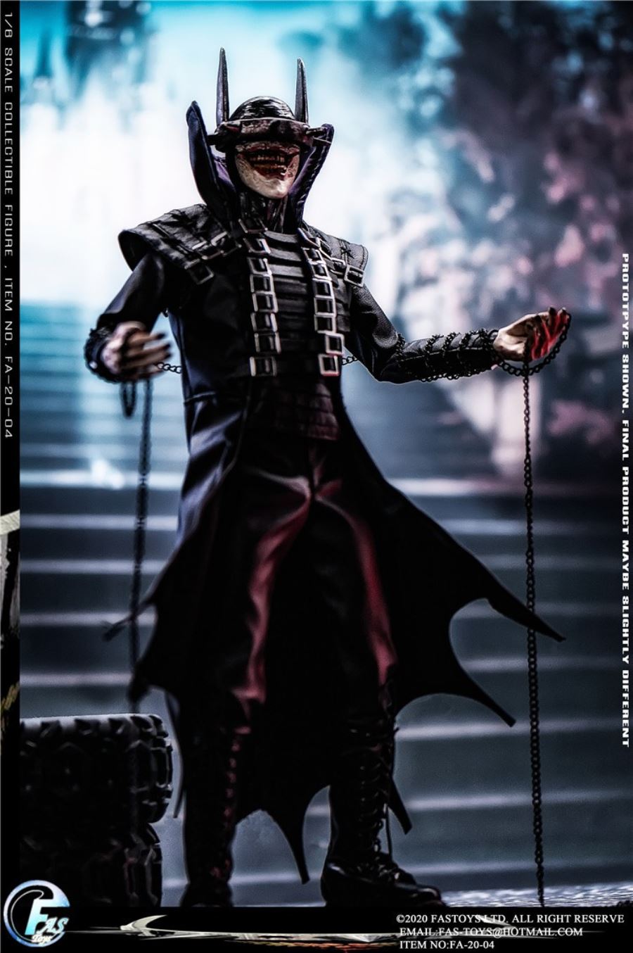 1/6 FA-20-04 Death Metal Laughing Bat Action Figure