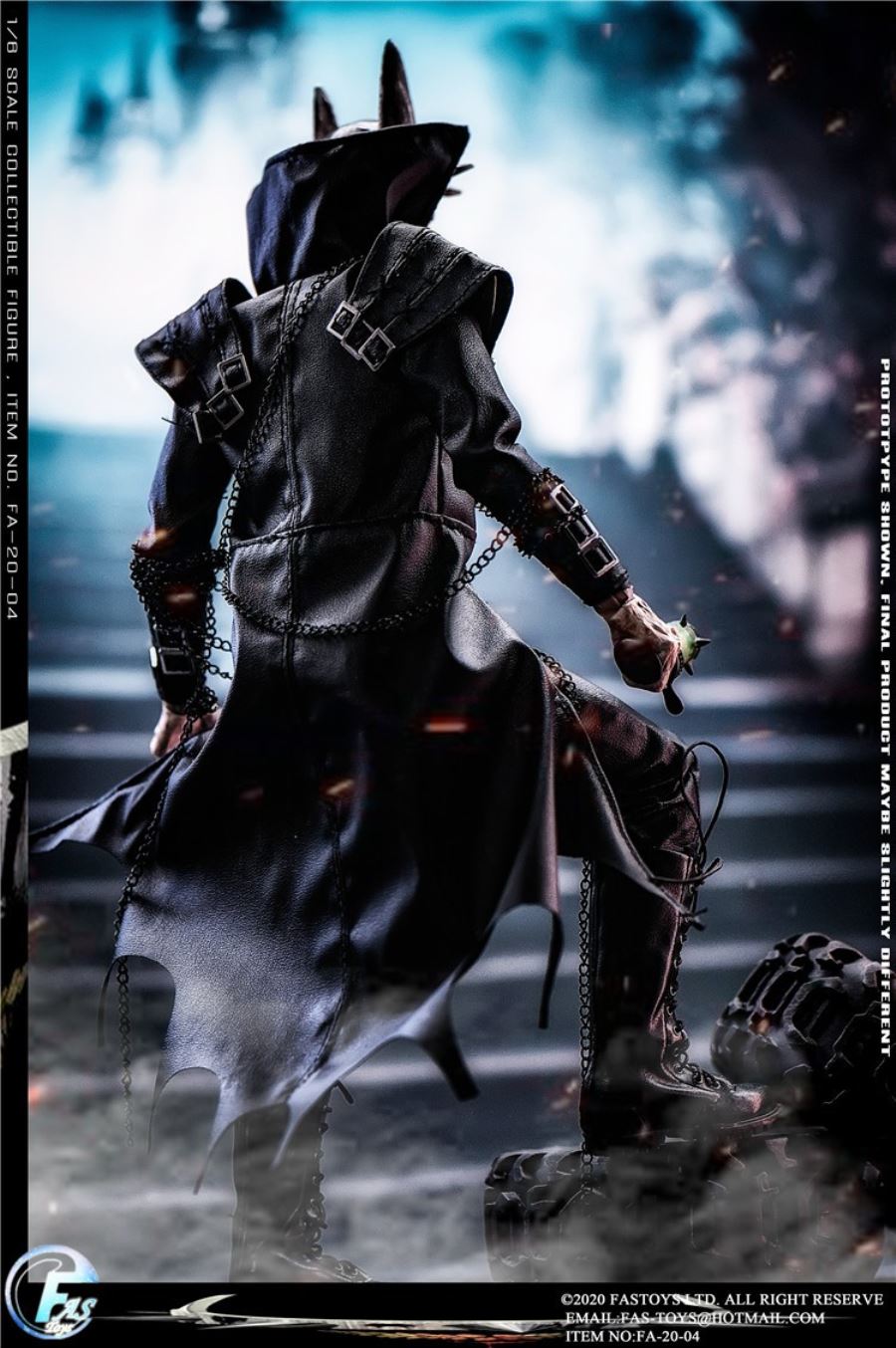1/6 FA-20-04 Death Metal Laughing Bat Action Figure