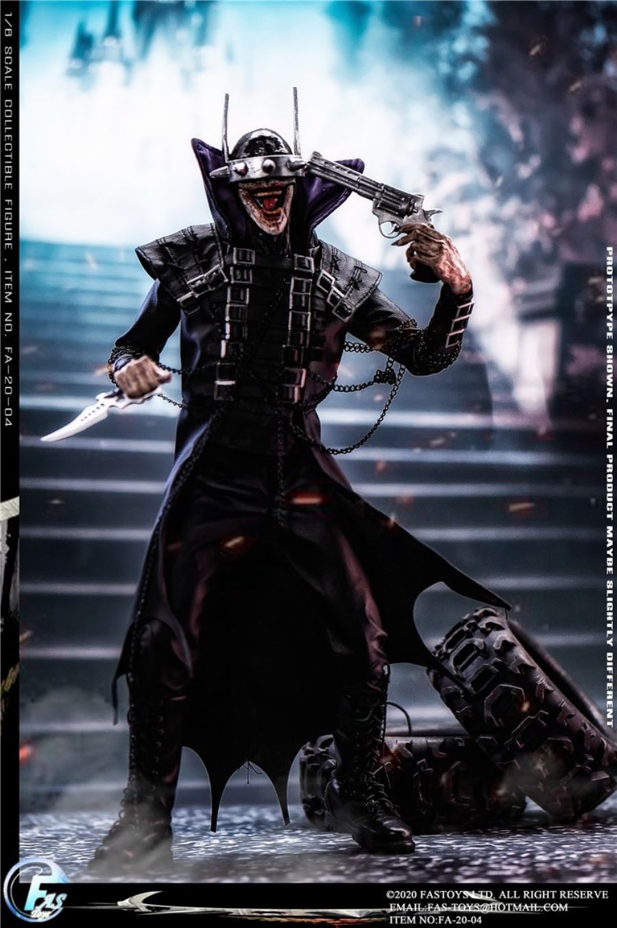 1/6 FA-20-04 Death Metal Laughing Bat Action Figure