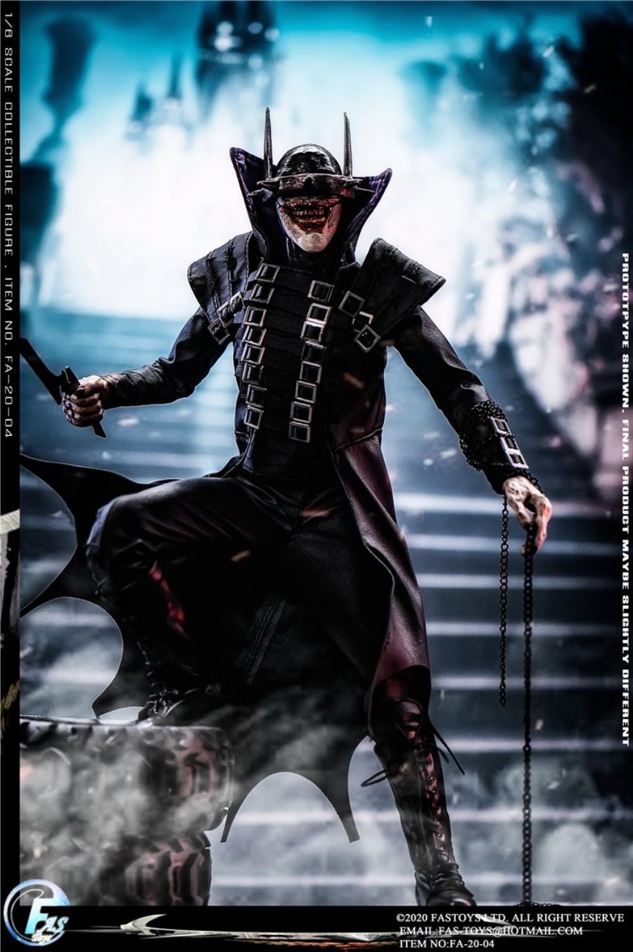 1/6 FA-20-04 Death Metal Laughing Bat Action Figure