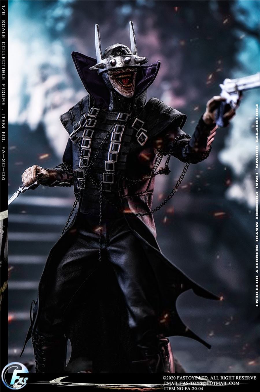 1/6 FA-20-04 Death Metal Laughing Bat Action Figure