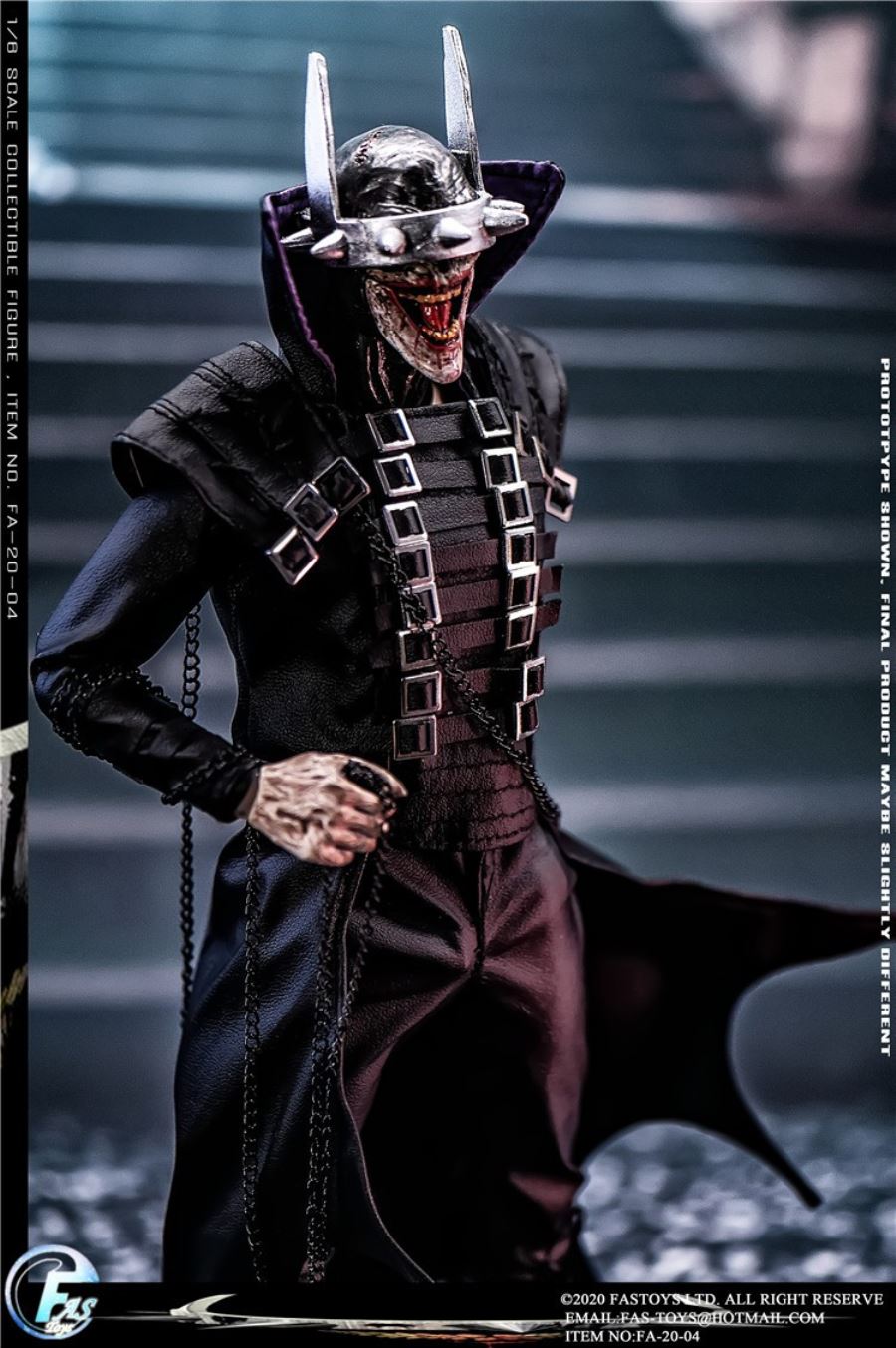 1/6 FA-20-04 Death Metal Laughing Bat Action Figure