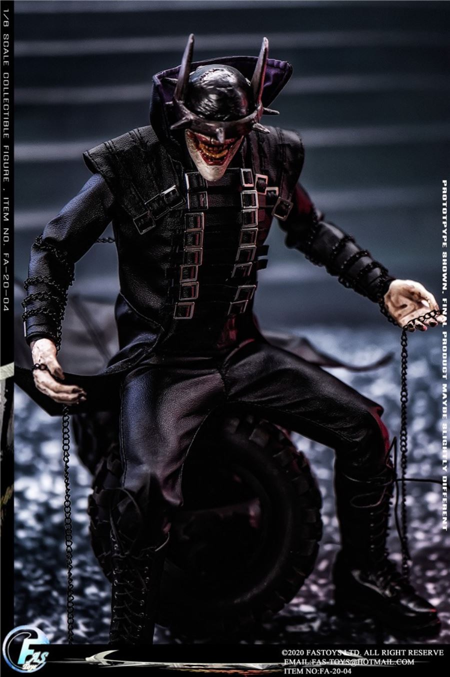 1/6 FA-20-04 Death Metal Laughing Bat Action Figure