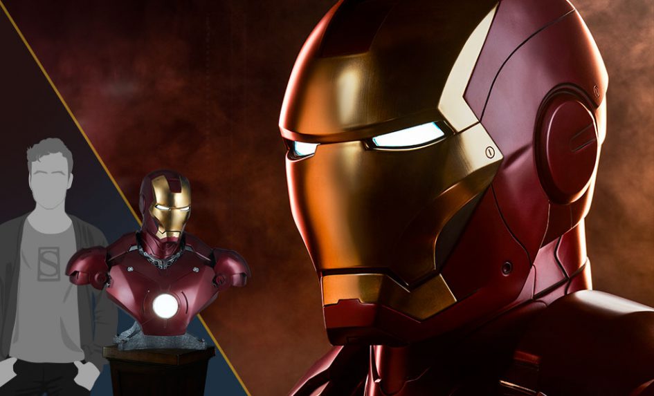 Iron Man Mark III life-size bust