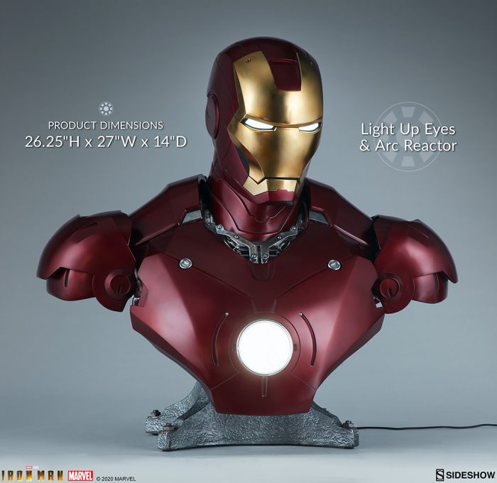 Iron Man Mark III life-size bust