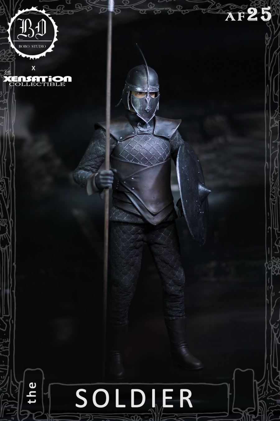1/6 Grey Worm Soldier Collectible Doll (AF25)