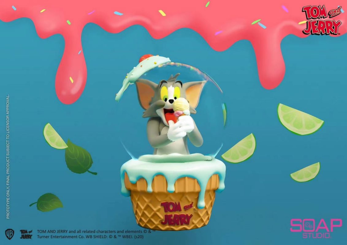 Tom and Jerry - Ice Cream Snow Globe