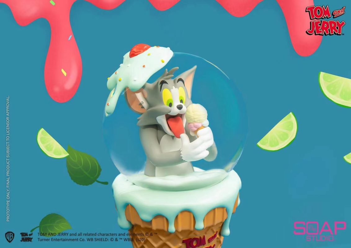 Tom and Jerry - Ice Cream Snow Globe