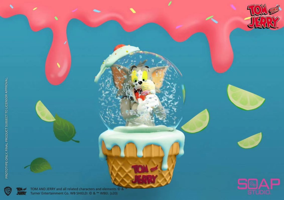 Tom and Jerry - Ice Cream Snow Globe