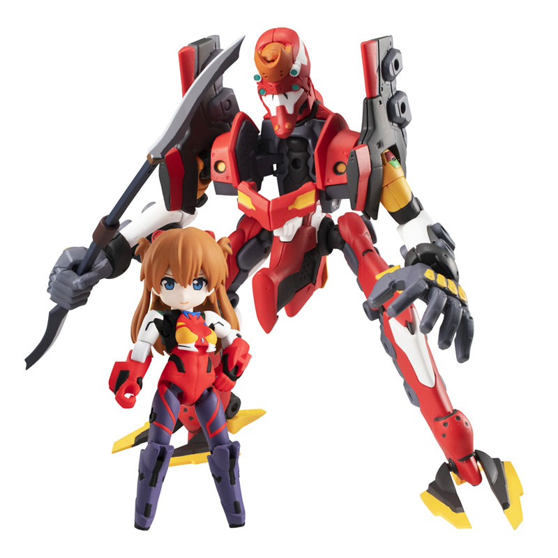 Desktop Army Rebuild of Evangelion Asuka Langley Shikinami & EVA-02