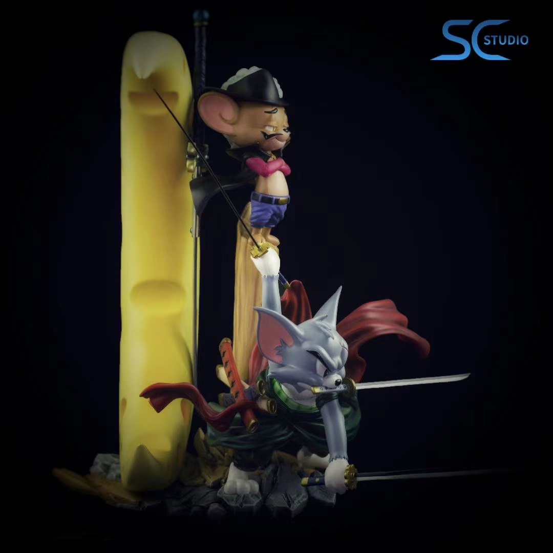 Zoro Tom vs Mihawk Jerry