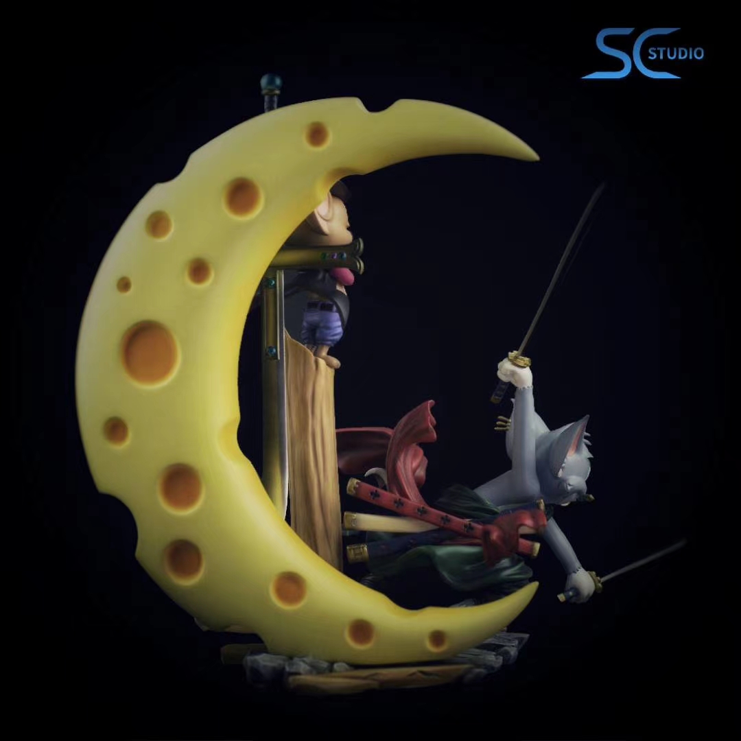 Zoro Tom vs Mihawk Jerry