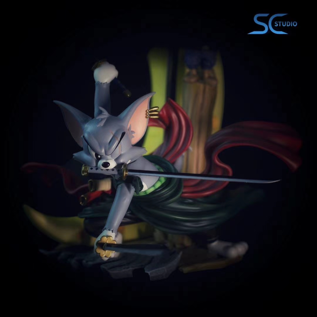 Zoro Tom vs Mihawk Jerry