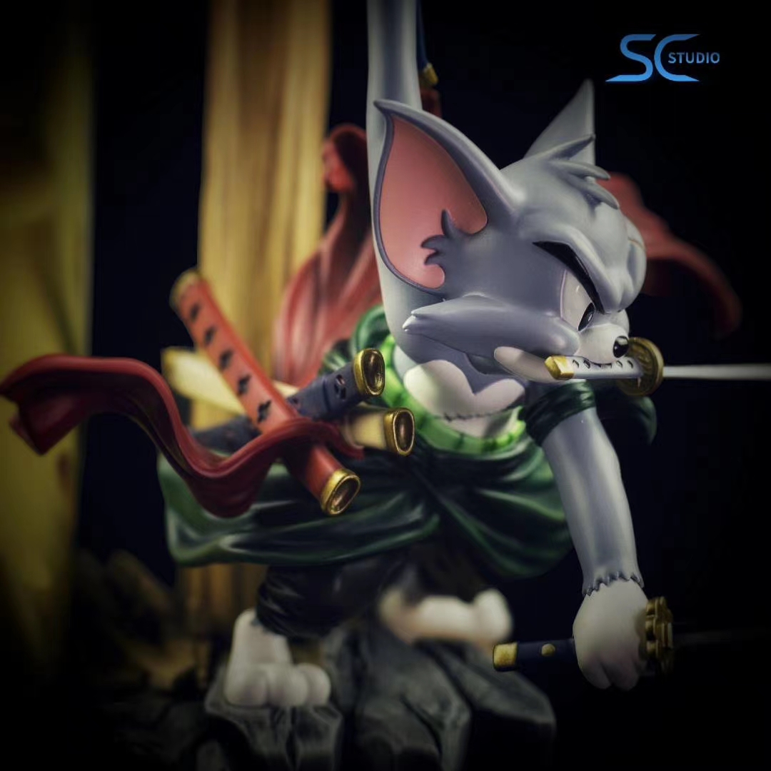 Zoro Tom vs Mihawk Jerry